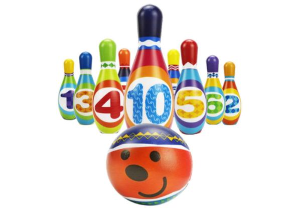 7  Soft Foam Bowling Play Set For Kids Age 2  W / 10 Pins 2 Balls Multi Color