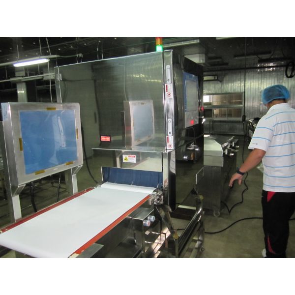 Auto conveyor X Ray inspetion detector 4080F for Food, Fish Bones inspection