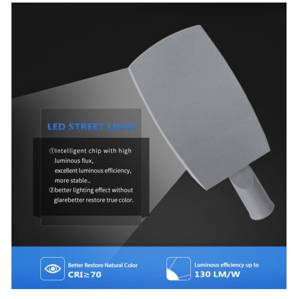 Коммерческий общественный индукционный столбик света 50W 100W 150W All In One LED Street Light