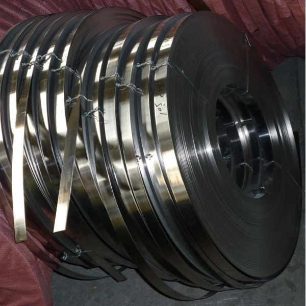 Faible 1/4H 1/2H 3/4 FH bande inoxydable de qualité 304 / 304L Épaisseur 0,1 à 3,0 mm laminée à froid