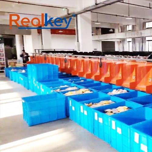 Reliable Tilt Tray Conveyor Warehouse Sorter Low Energy Consumption 7200-10800p/H Capacity