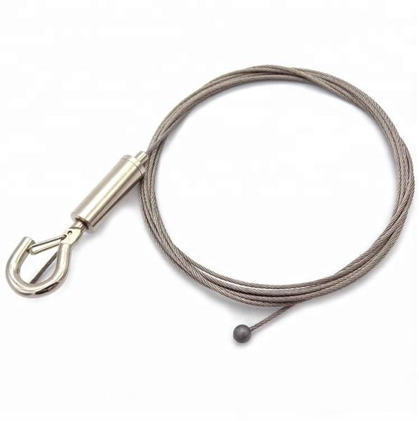 Hanger 6 * 19 Stainless Wire Rope 3 . 5Kn Tensile Strength 30m Length