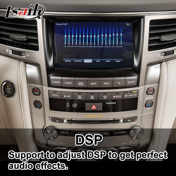 Lsailt CarPlay Android Interface Box para Lexus LX LX570 LX460d 2013-2021 8+128G Incluído NetFlix, YouTube