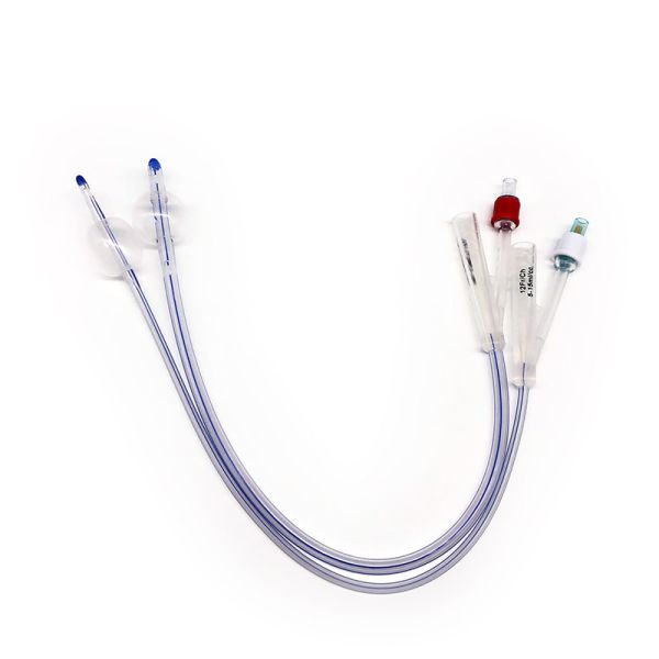 Length 40cm Silicone Foley Catheter Durable With Balloon 5-30ml Fr12-Fr30