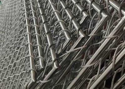 316 Stainless Steel Helideck Safety Netting 1.2mm-3.2mm Rope Diameter
