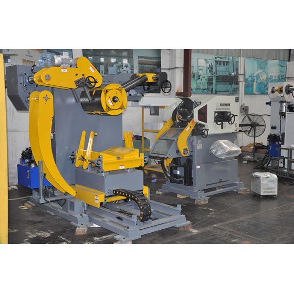 Leveling Coil Feeder Straightener , 3 In One Feeders For Cable Processing