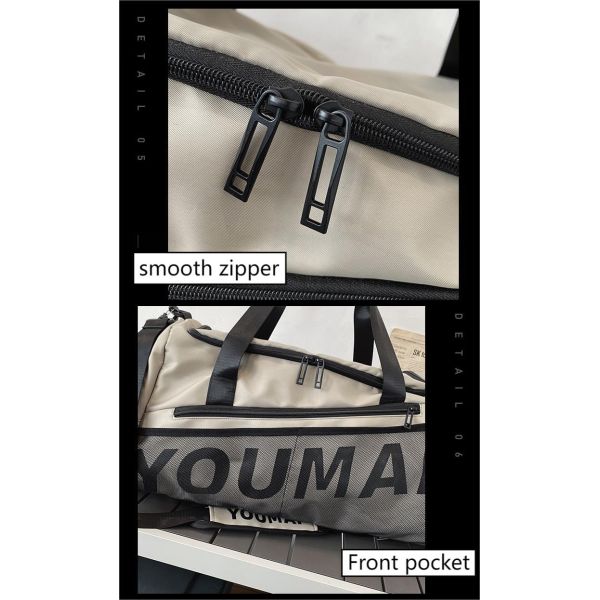 Multi Storage Spaces Personalized Duffle Bags For Sports  50-60Litres