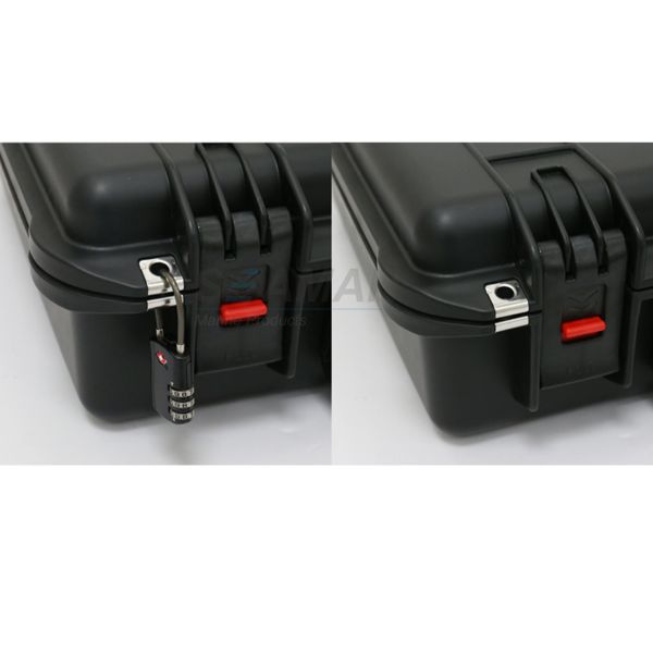 20 Inch Lightweight Protective Camera Case Water and Shock Proof With Foam (Black)