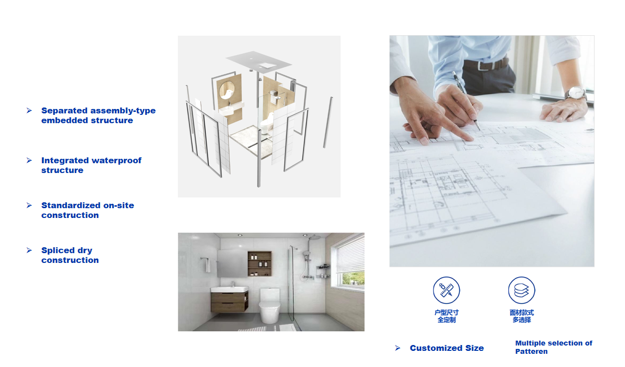 Waterproof SMC One-Piece Bathroom Ceiling Panels mold-proof bathroom ceiling
