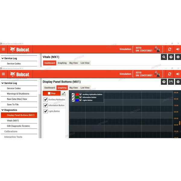 Новый для Bobcat сервисный анализатор BOBCAT диагностический инструмент (RST) сервисный инструмент привязка инструмент дистанционного запуска