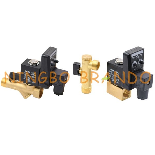 空気圧縮機230VのためのJORCのタイプ タイマーの管理された自動排水栓