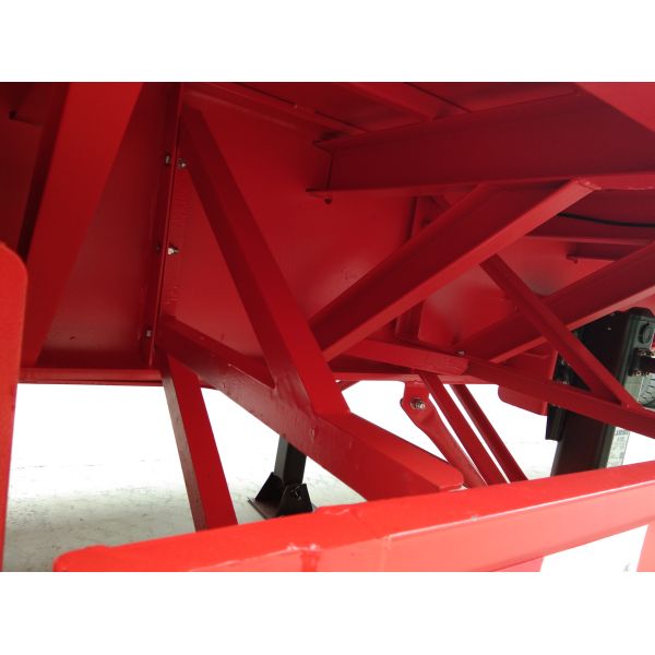 Custom Air Suspension 18 Wheeler Flatbed Trailer For Heavy Duty Cargo