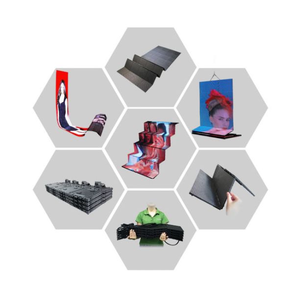 Outdoor Foldable LED Screens MBI 5026 IC Driver LED Board Display 1500CD / M² Brightness