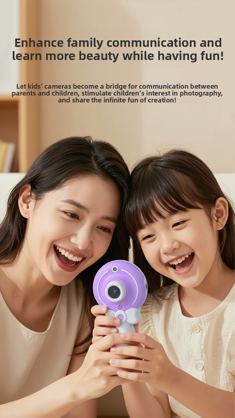 New Cross-Border Magic Wand Children's Camera HD Dual-Camera Video-Capable Cute Cartoon Digital Camera Wholesale