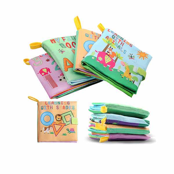 Книги CE мягкие на младенцы 21cm с красочной печатью алфавита