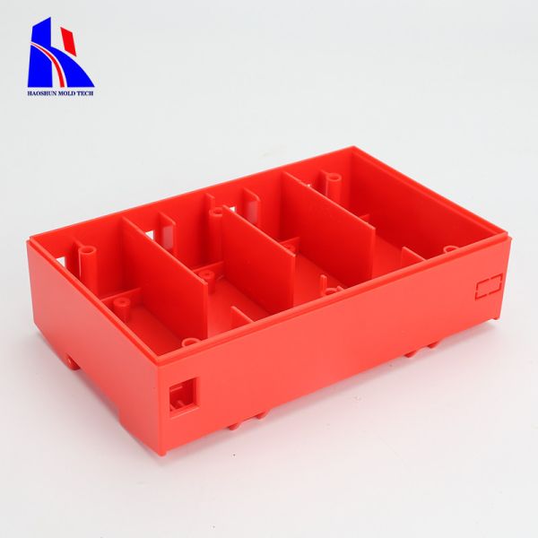 Red Medical Plastic Injection Molding Parts Nylon 11 2316 Steel