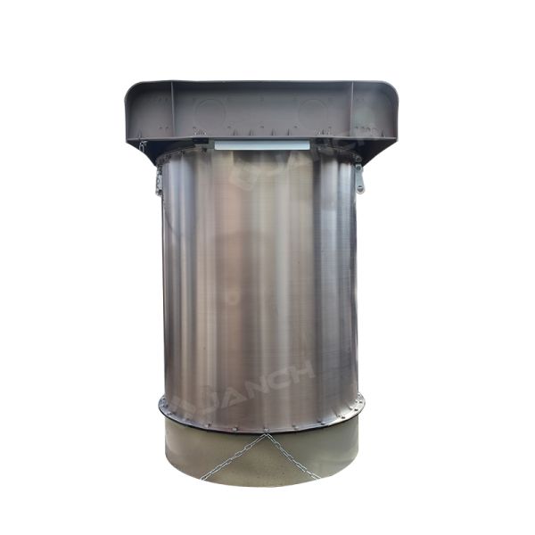 Silo Vent Dust Collector 1100x1100x1400mm Stainless Steel Vibration Cleaning