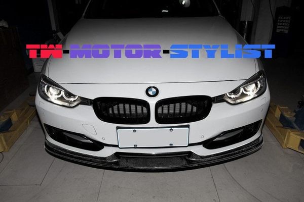Губы фронта волокна углерода бампера ОЭМ БМВ Ф30 изумляя смотреть