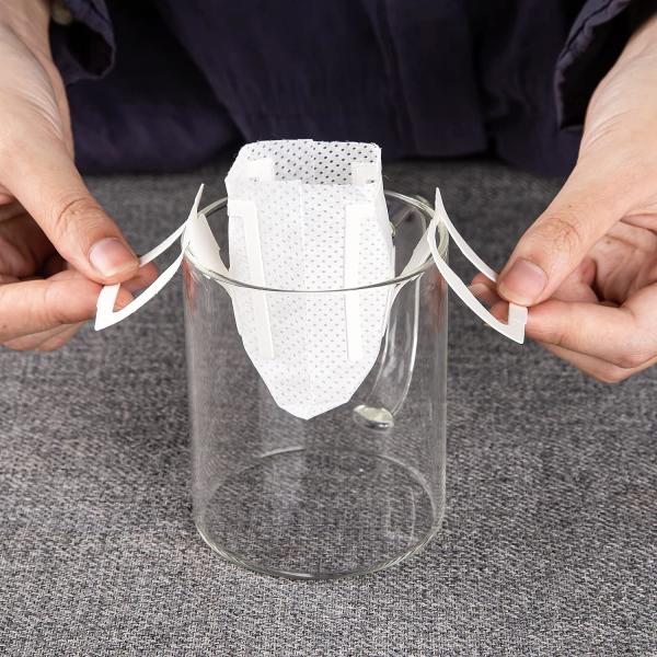 Non Woven Fabric Disposable Portable Drip Coffee Tea Filter Bags Hanging Filters And Hanging Ear Drip Coffee Filter Bag