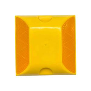 Traffic Safety Solar Road Reflectors Warning ABS Plastic Sand Filling Cat Eye
