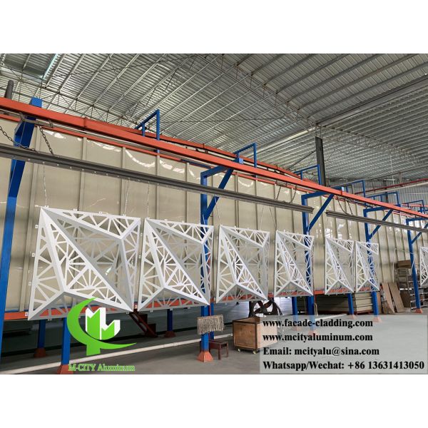 3D Aluminum Cladding Panel with Powder Coated Anti-Rust Surface and Customizable Design