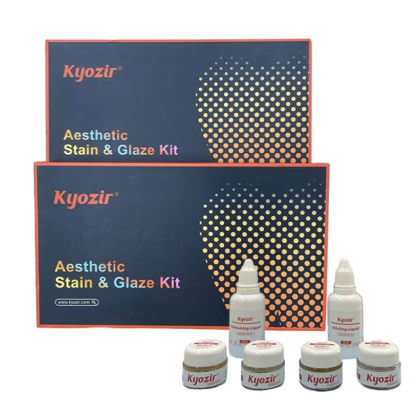 18 CorlorsDental Lab Ceramic Zirconia Staining & Glazing Kit