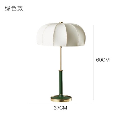 European Style Fabric Table Lamps For Living Room Bedroom Study bed side table lamp(WH-MTB-142)