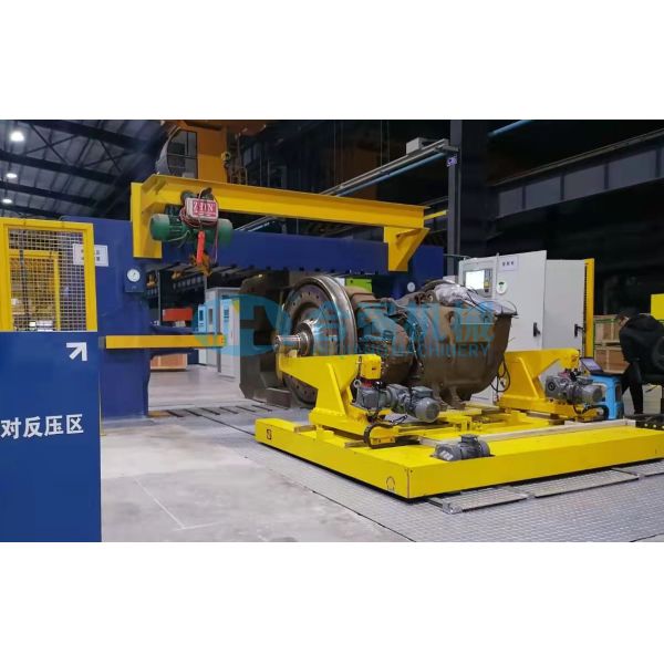 350 Tons Double Head Horizontal Wheelset Press CNC Controlled