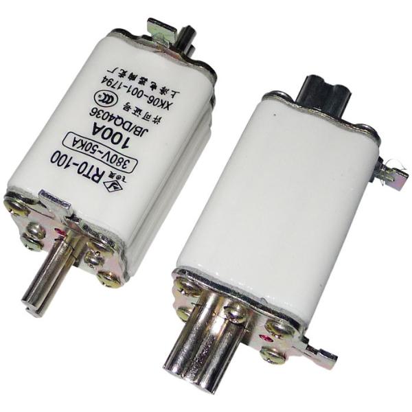 RT0-100 100A 380V knife type contact electronic fuse types