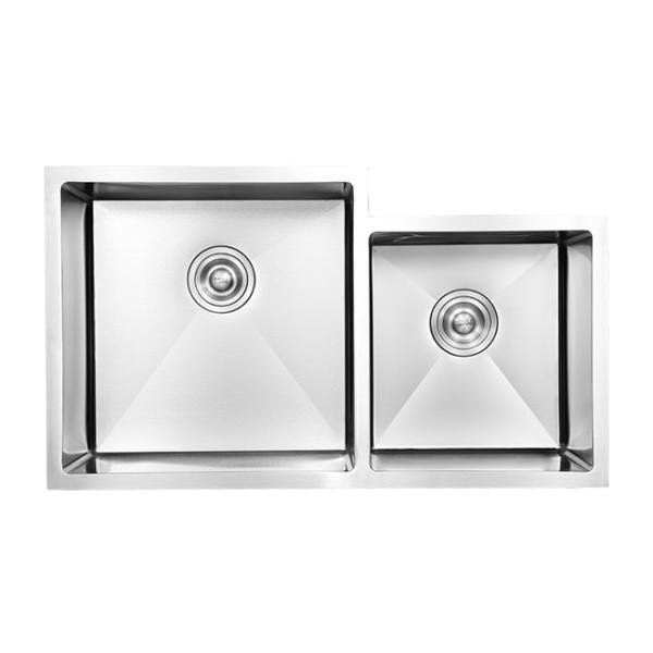 Drop In  60g 40g 18g Undermount Stainless Steel Kitchen Sink With Sound Deadening Pads