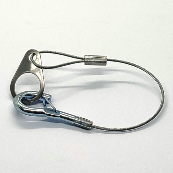 ремень безопасности талрепа веревочки нержавеющего провода 1.2mm с пластиковой кожей