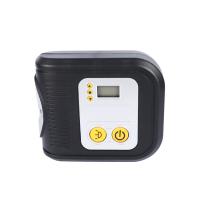 Compressor de ar de plástico portátil para carros Display digital Dc12v Bomba de pneus inflada com saco de tecido de lâmpada