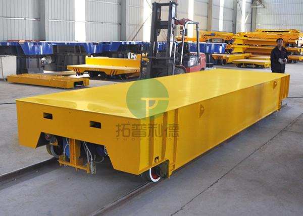 Rail Flatbed Transfer Cart 50T Paper Making Industry Automated Transfer Vehicle on Railways