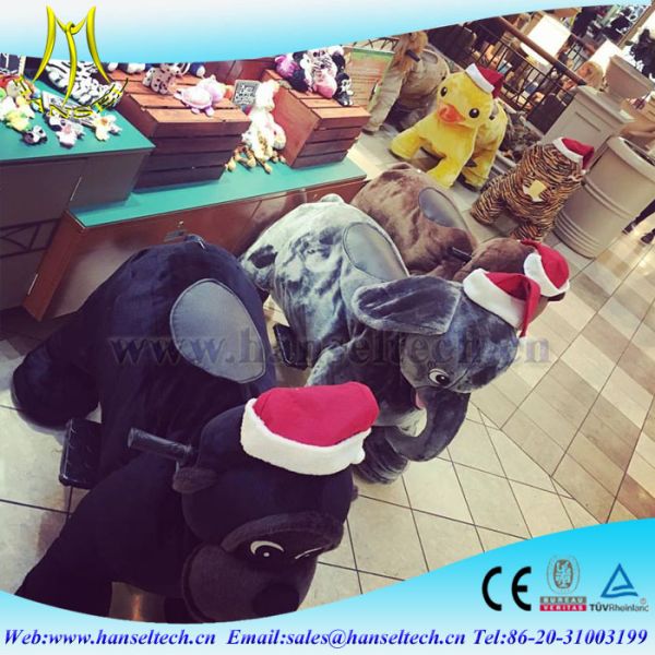 Hansel kid animal plush rider theme park games for sale electronical kids play park games indoor kids fun swing rides