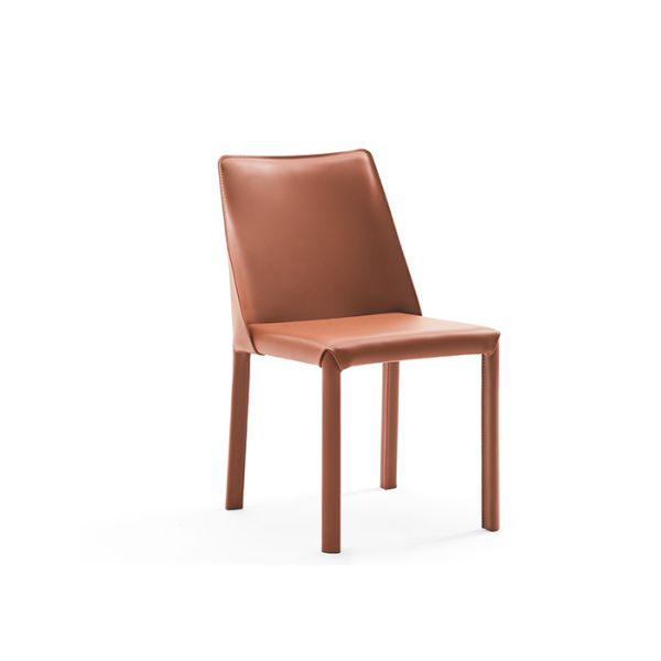 Kitchen Saddle Leather Side Chair