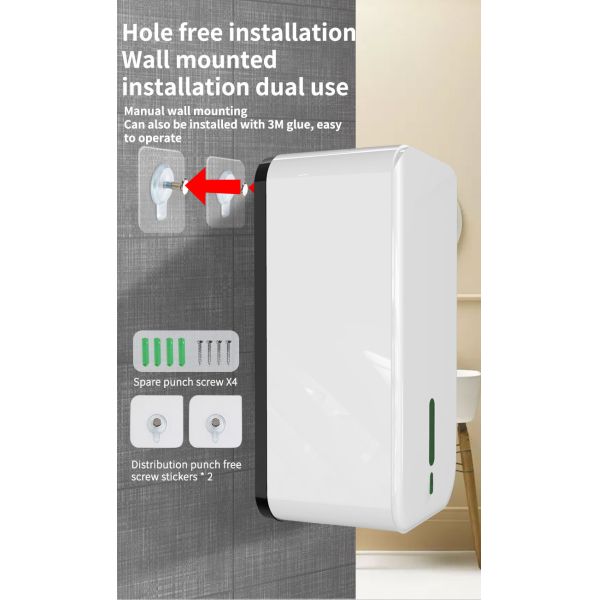 1500ml Hand Washing Soap Dispenser Wall Mounted，Gel/Spray