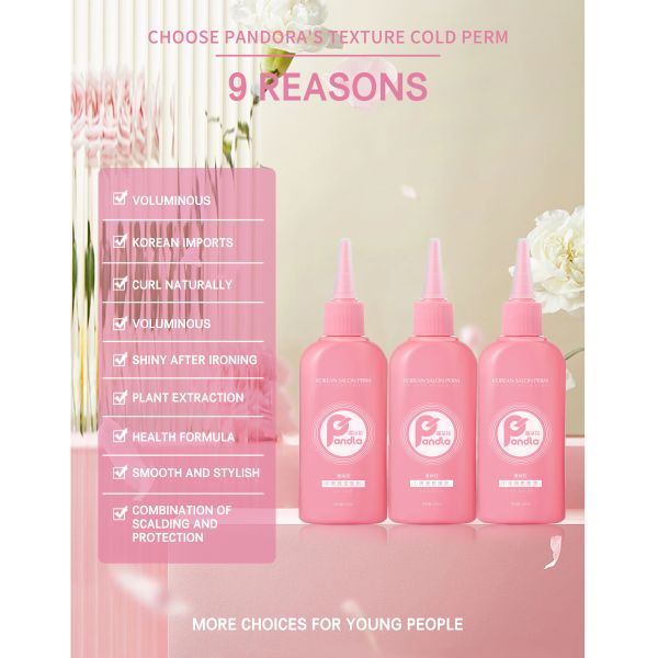 Salon Coréen Froid Kératine Rebonding Crème Lissage Permanente Cheveux Multi Numérique