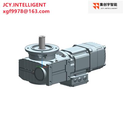 375NM Drive Helical Motor Gear Unit 0.55KW 158.45 300 Rpm