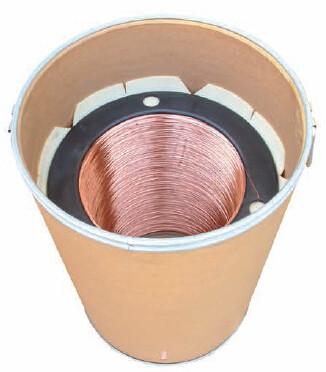 Linha de produção máquina do fio de soldadura 30-50KW de embalagem do cilindro do tambor