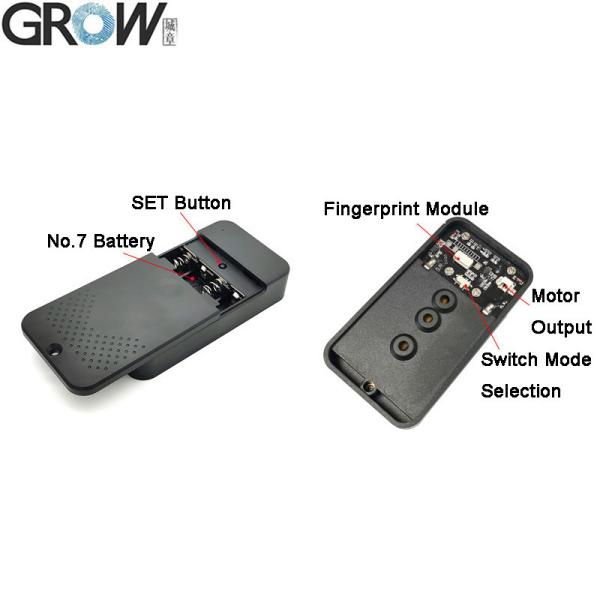 Grow K236-A DC6V 4*AAA Tabla de control de huellas dactilares con caja de batería