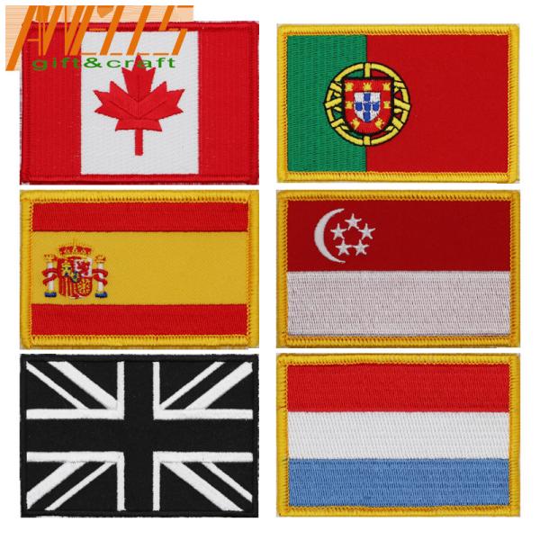 Haiti Flag Embroidered Patch Haitian Country Flag Embroidered Blazer Badge Patch Sew Iron On
