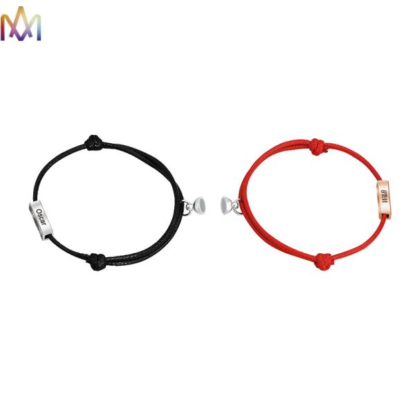 Handmade заплетенные SS304 соединяют браслет имени Адвокатуры для любовника