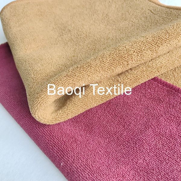 2 color 100% poly 200g 2 layers kitchen towels，microfiber tea towels dry water kitchen towels cleaning rags size 30*30cm