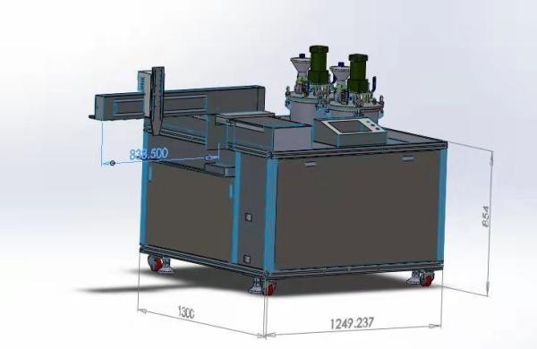 Máquina de dosagem de precisão PGB-650 para embotelhamento e distribuição de materiais de dois componentes