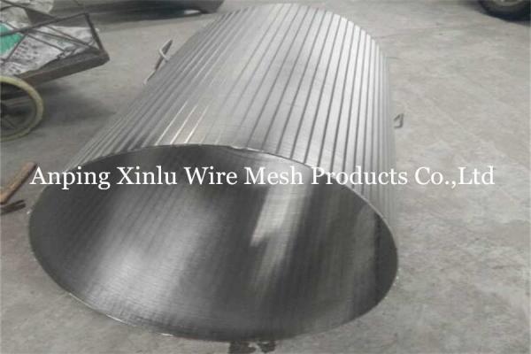 Reverse Rolled Rotary Drum Fine Screen Cylindrical FITO Wire Wedge Screen