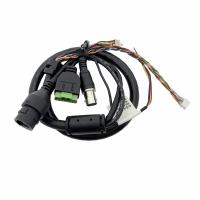 Personnaliser le câble de sortie imperméable à l'eau fil complet câble électronique harnais RJ45F 031