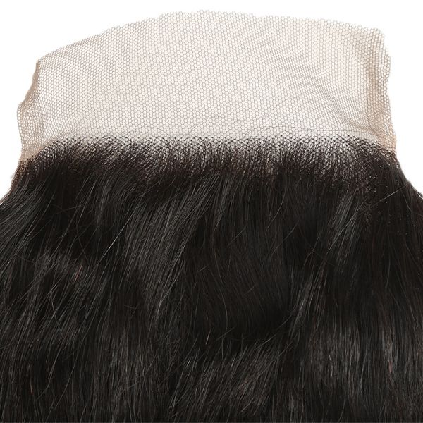 Shedding-Free Remy Hair Kinky Straight Lace Closure for Straight Kinky Hair Extensions