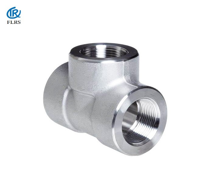 ASME B16.11 гальванизировало 3000LB продело нитку равный тройник