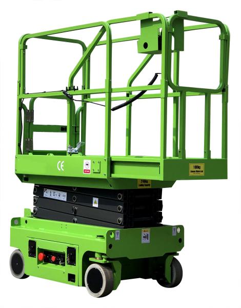 O tipo carga das rodas do giro de 240kg mini Scissor o elevado desempenho bonde completo do elevador