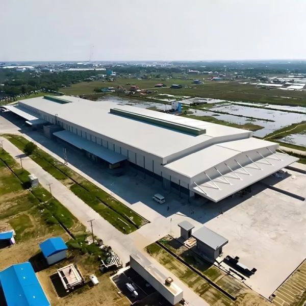 Hot Dip Galvanized Steel Structure Workshop with 120KM/H Wind Resistance and Fast Install
